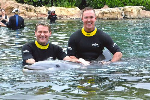 Swimming with The Dolphins…But Not Flipper